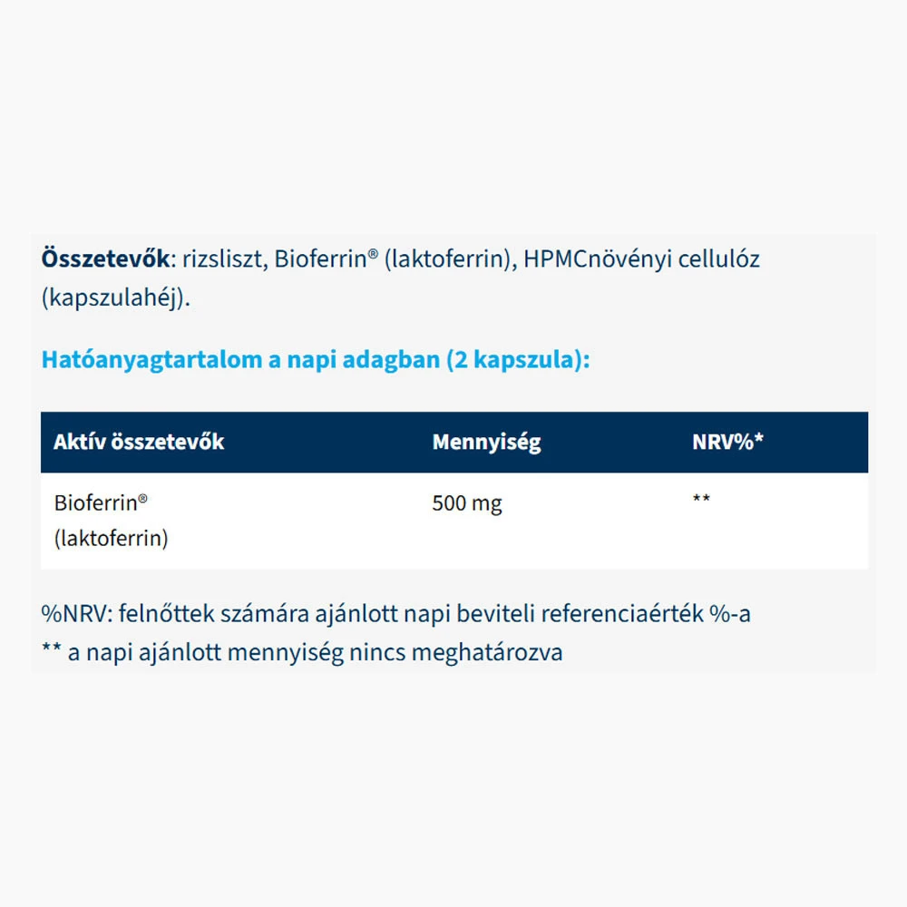 USA Medical - Lactoferrin BioFerrin® (60 Kapseln) – Bild 2
