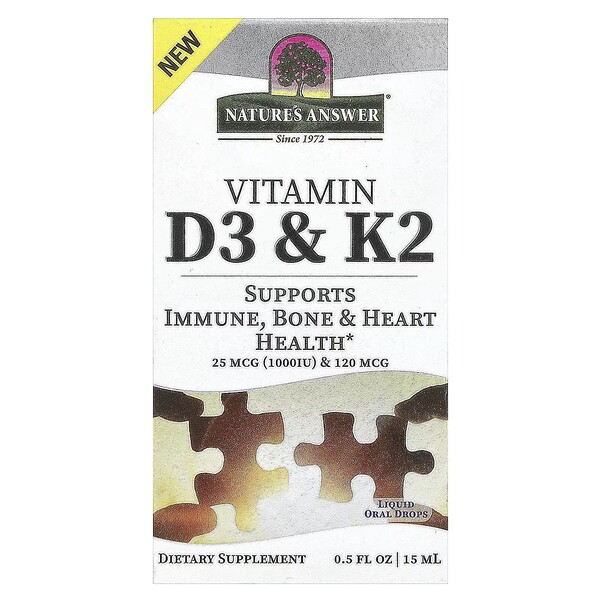 Vitamin D3 & K2 - 15 ml.