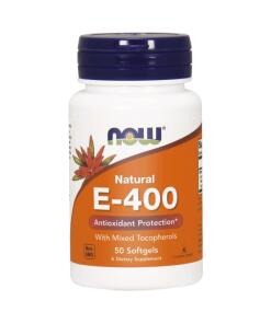 Vitamin E-400 - Natural (Mixed Tocopherols) - 50 softgels