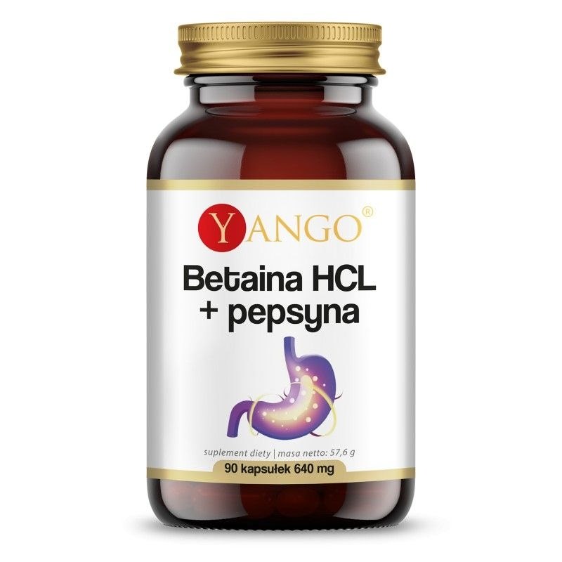 YANGO Betaine HCL + pepsin (90 caps)