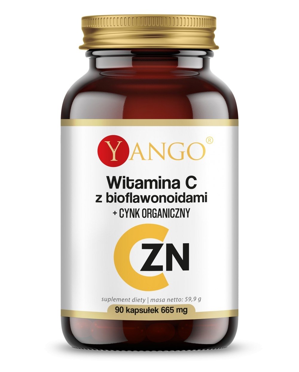 YANGO Vitamin C with Bioflavonoids + Organic Zinc (90 caps)
