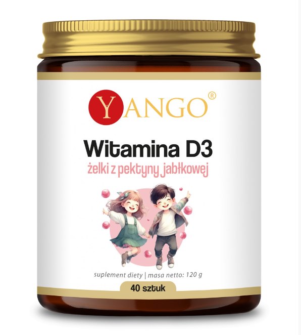 YANGO Vitamin D3 apple pectin jellies (40 jellies)