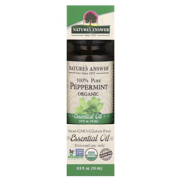 100% Pure Peppermint Essential Oil - 15 ml.