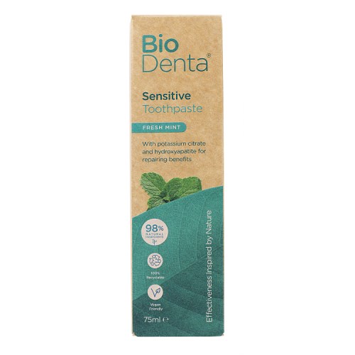 BECONFIDENT BioDenta Pasta do zębów wrażliwych o smaku świeżej mięty (75 ml)