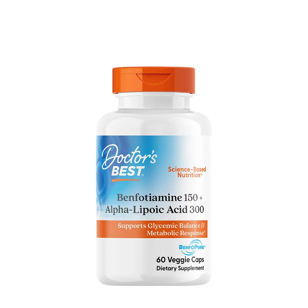 Benfotiamine 150 + Alpha-Lipoic Acid 300 - 60 vcaps