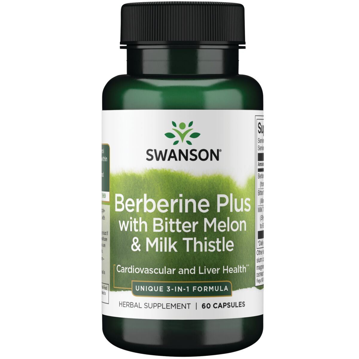 Berberine Plus with Bitter Melon & Milk Thistle - 60 caps