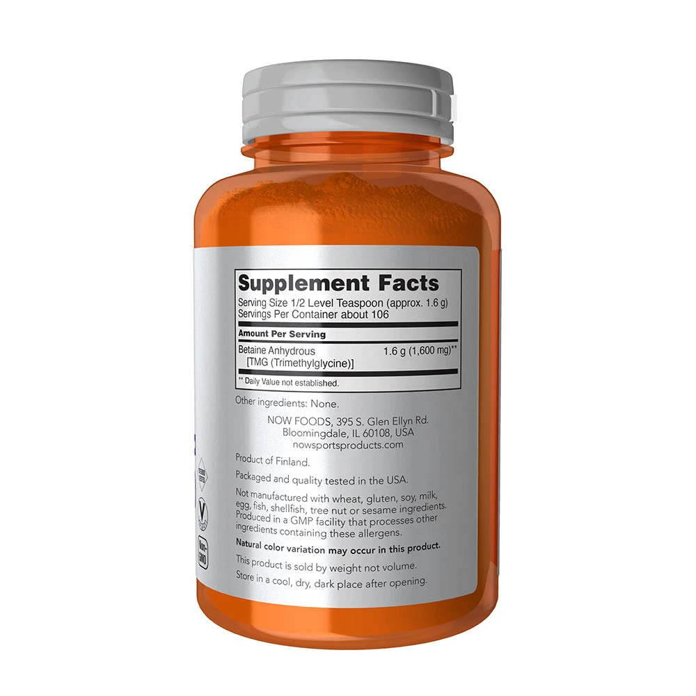 NOW Foods - Betainpulver - 170 g – Bild 2