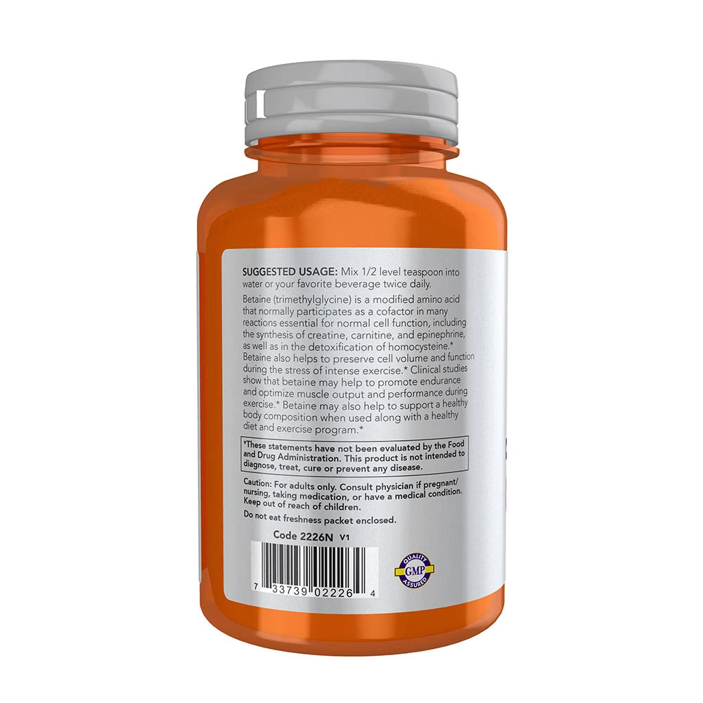 NOW Foods - Betainpulver - 170 g – Bild 6