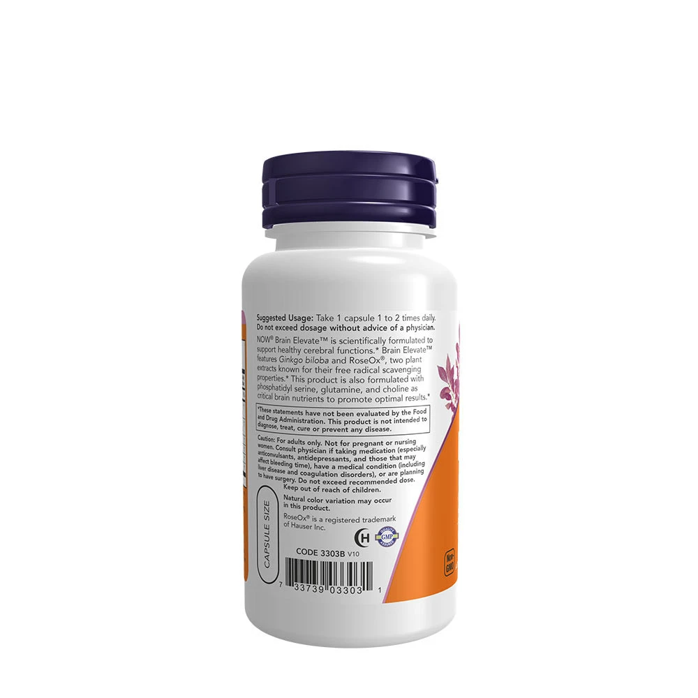 NOW Foods - Gehirn-Booster - 60 vegane Kapseln – Bild 5