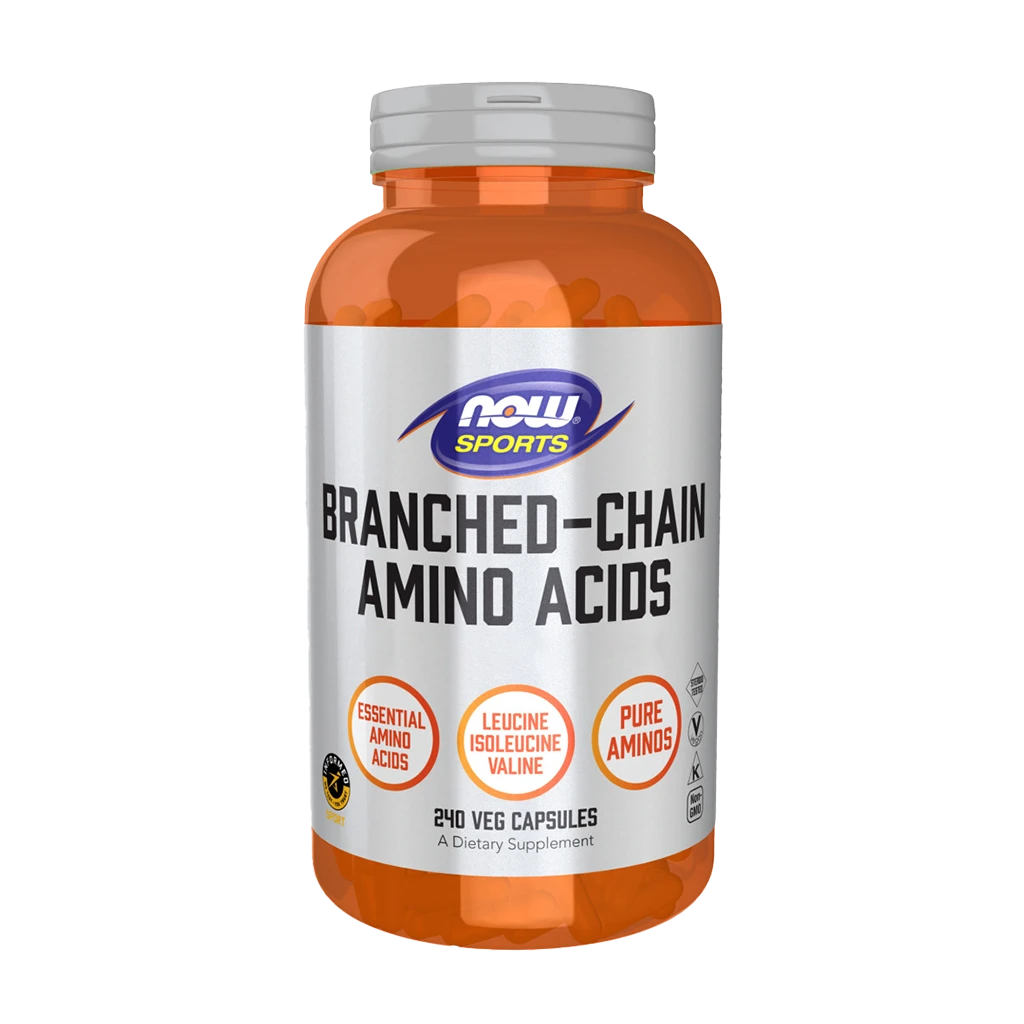 NOW Foods - BCAA - Verzweigtkettige Aminosäuren - 120 Kapseln für optimale Muskelregeneration und Leistungssteigerung – Bild 2