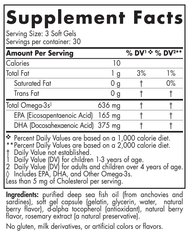Nordic Naturals - Kinder DHA Extra, 636 mg Beerengeschmack - 90 Mini-Weichkapseln – Bild 3