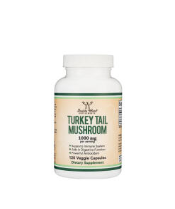 Double Wood Supplements Turkey Tail Mushroom (120 Capsules)