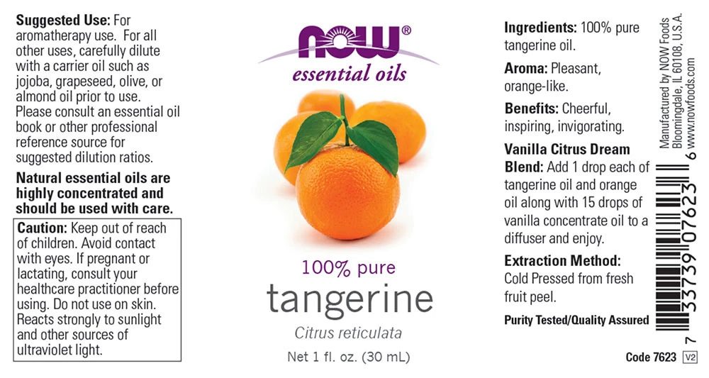 NOW Foods - Ätherisches Mandarinenöl - 30 ml – Bild 3