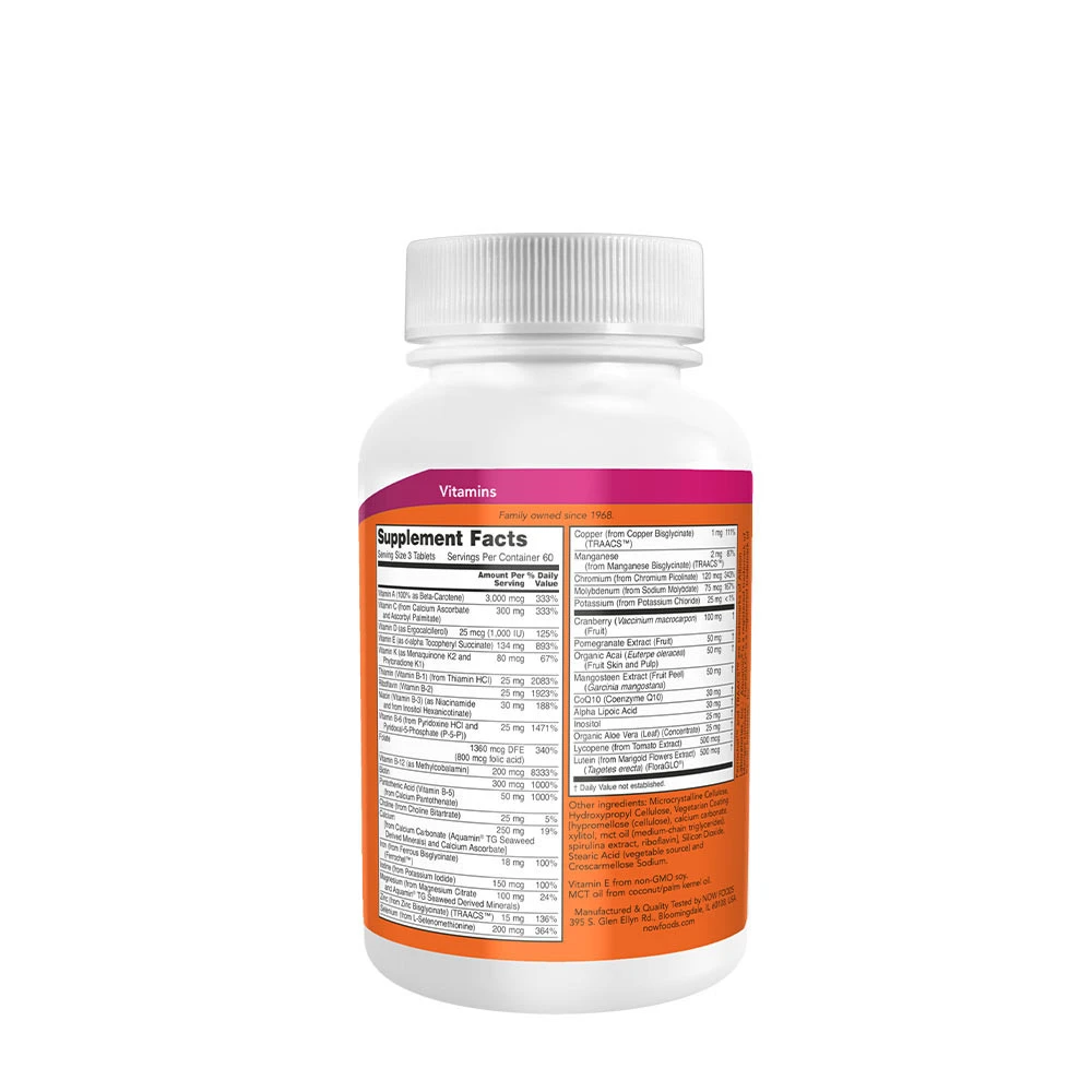 NOW Foods - Eve Frauen-Multivitamin - 180 Tabletten – Bild 5