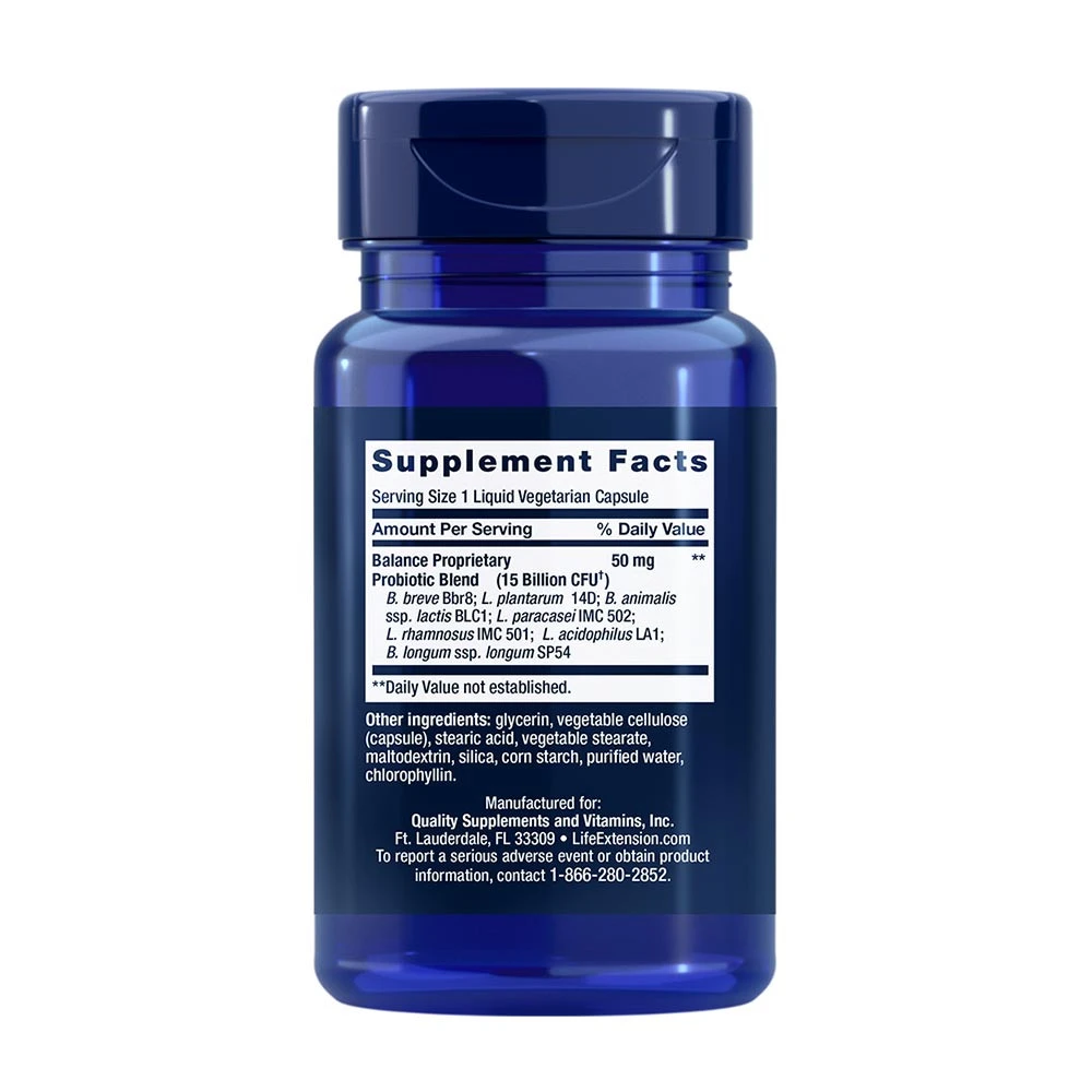 Life Extension - Florassist Balance - 30 flüssige Kapseln – Bild 2