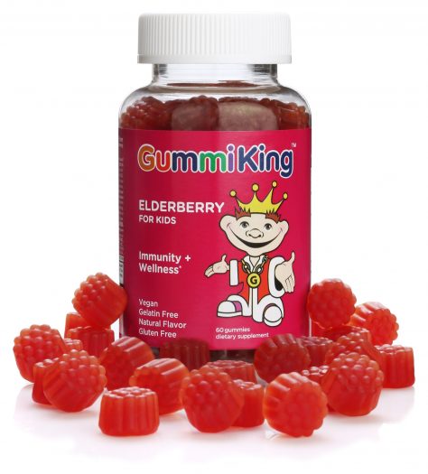 GUMMIKING Elderberry for Kids (60 gummies)