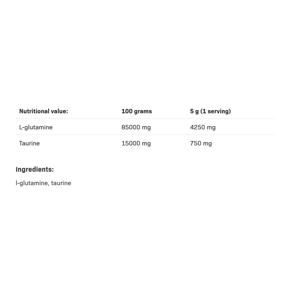 Allnutrition - Glutamin Erholungs-Aminosäure, Natürlich - 500g – Bild 3