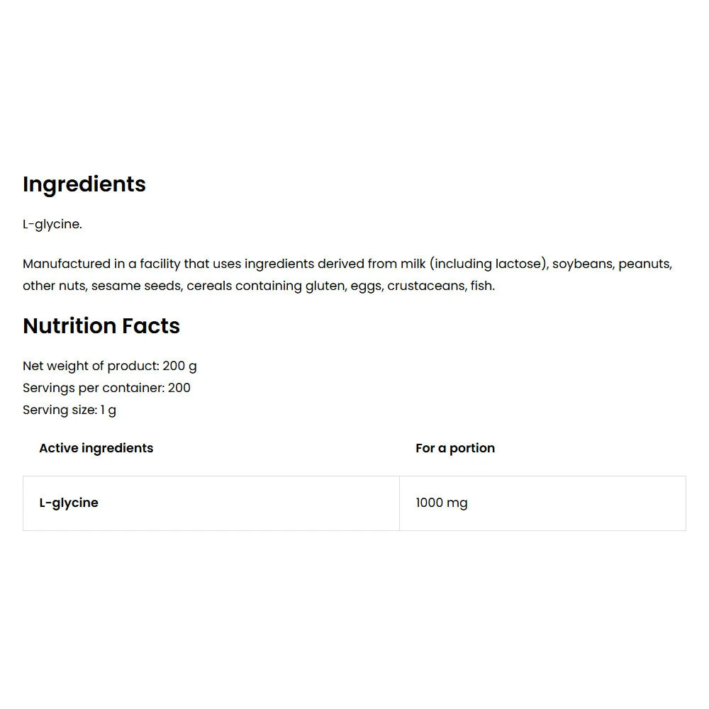 OstroVit - Glycin, natürlich - 200g – Bild 5