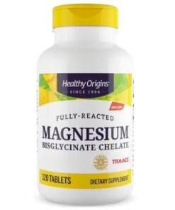 HEALTHY ORIGINS Magnesium Bisglycinate Chelate (120 tabs)