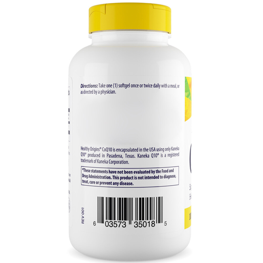 Healthy Origins CoQ10 100 mg, 300 Weichkapseln – Bild 4