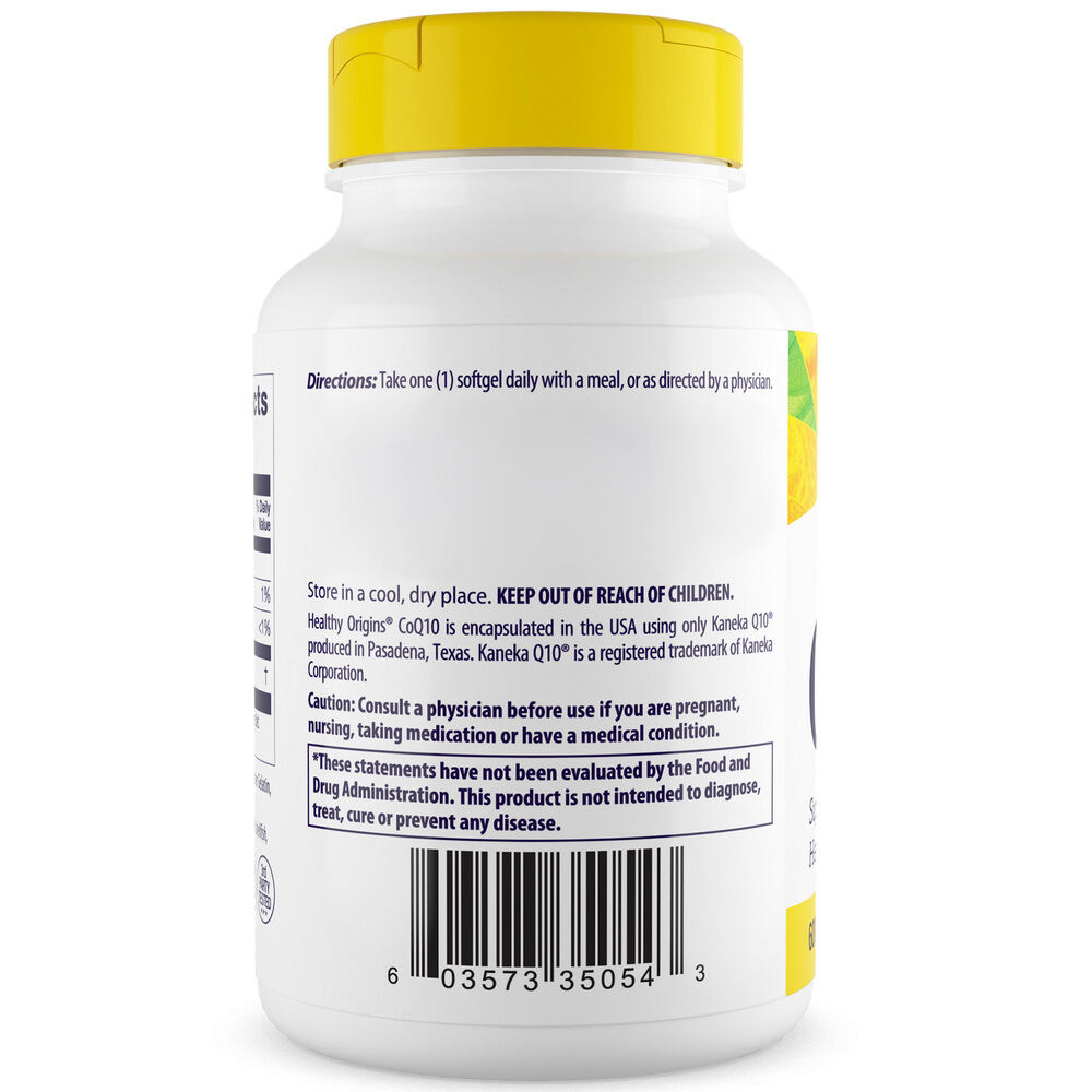 Healthy Origins CoQ10 600 mg, 60 Weichkapseln – Bild 4