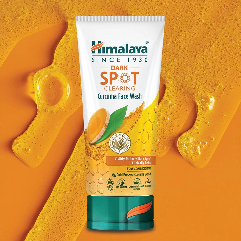 Himalaya - Gesichtsreiniger zur Entfernung dunkler Flecken mit Kurkuma (150 ml) – Bild 6