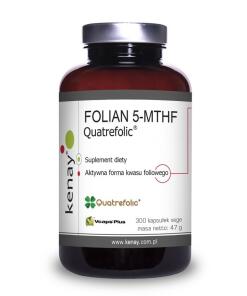 KENAY FOLATE 5-MTHF active folic acid Quatrefolic (300 caps)