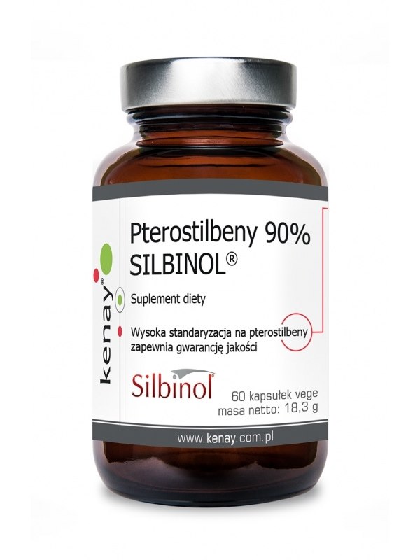 KENAY Pterostilbene 90% SILBINOL (60 caps)