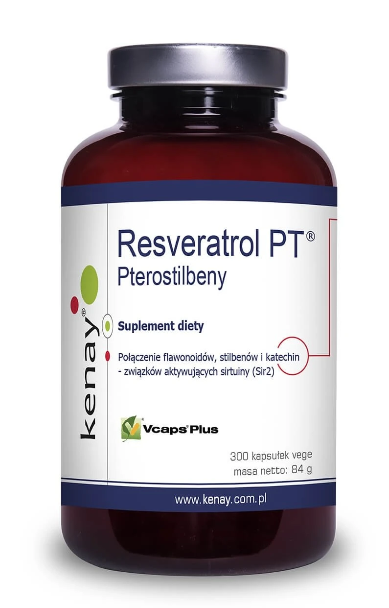KENAY Resveratrol PTTM Pterostilben (300 Kapseln)