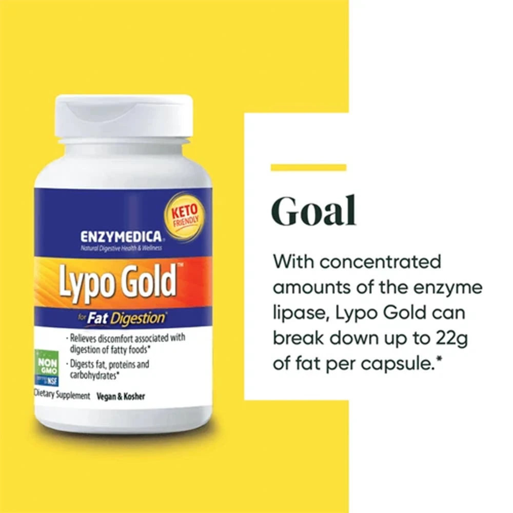 Enzymedica - Lypo Gold - 60 Kapseln – Bild 8
