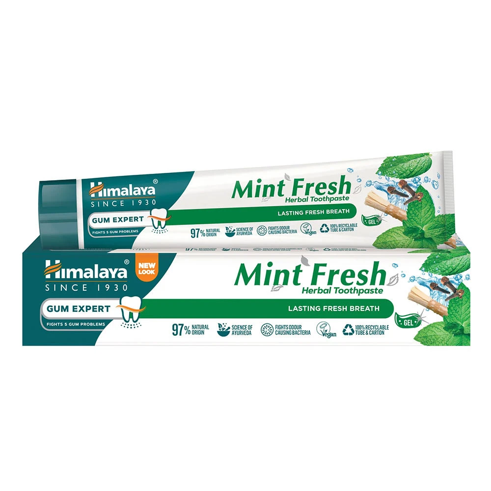 Himalaya - Fruchtige Kräuterzahnpasta mit Minze - 75 ml – Bild 7