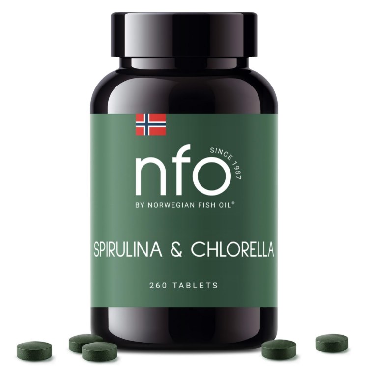 NFO Spirulina & chlorella (260 tabs)