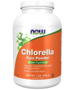 NOW FOODS Chlorella Organic Powder ( 454 g / 1 lb.)