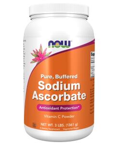 NOW FOODS Sodium Ascorbate Powder (1361 g / 3 lbs.)