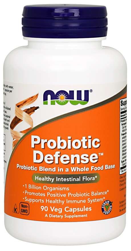 NOW Probiotic Defense™ (90 Veg Capsules)