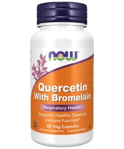 NOW Quercetin With Bromelain (60 Capsules)