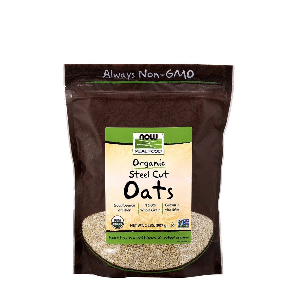 NOW Steel Cut Oats Organic (2 lbs)