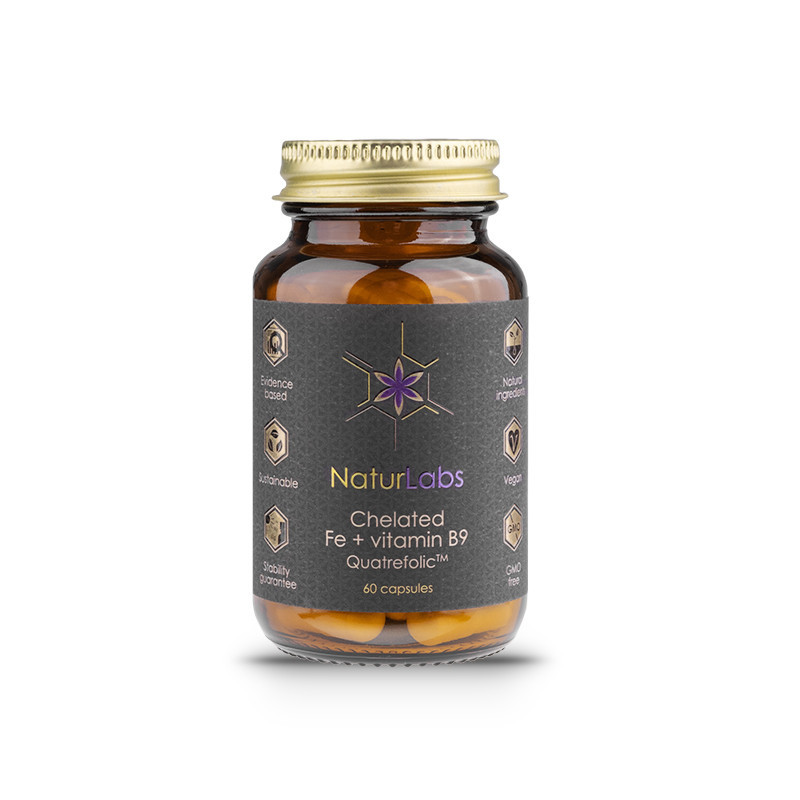 NaturLabs - Eisen Chelat + B9 (Folsäure)