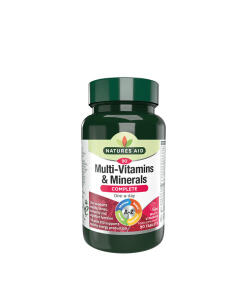 Natures Aid Complete Multi-Vitamins & Minerals (90 Tablets)