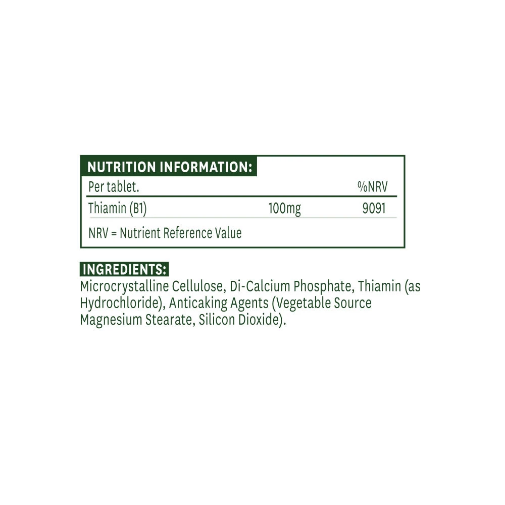 Natures Aid - Vitamin B1 100 mg (90 Tabletten) – Bild 5