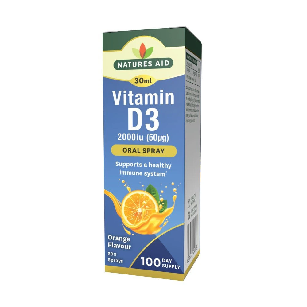 Natures Aid - Vitamin D3 Tägliches Mundspray (30 ml, Orange) – Bild 7