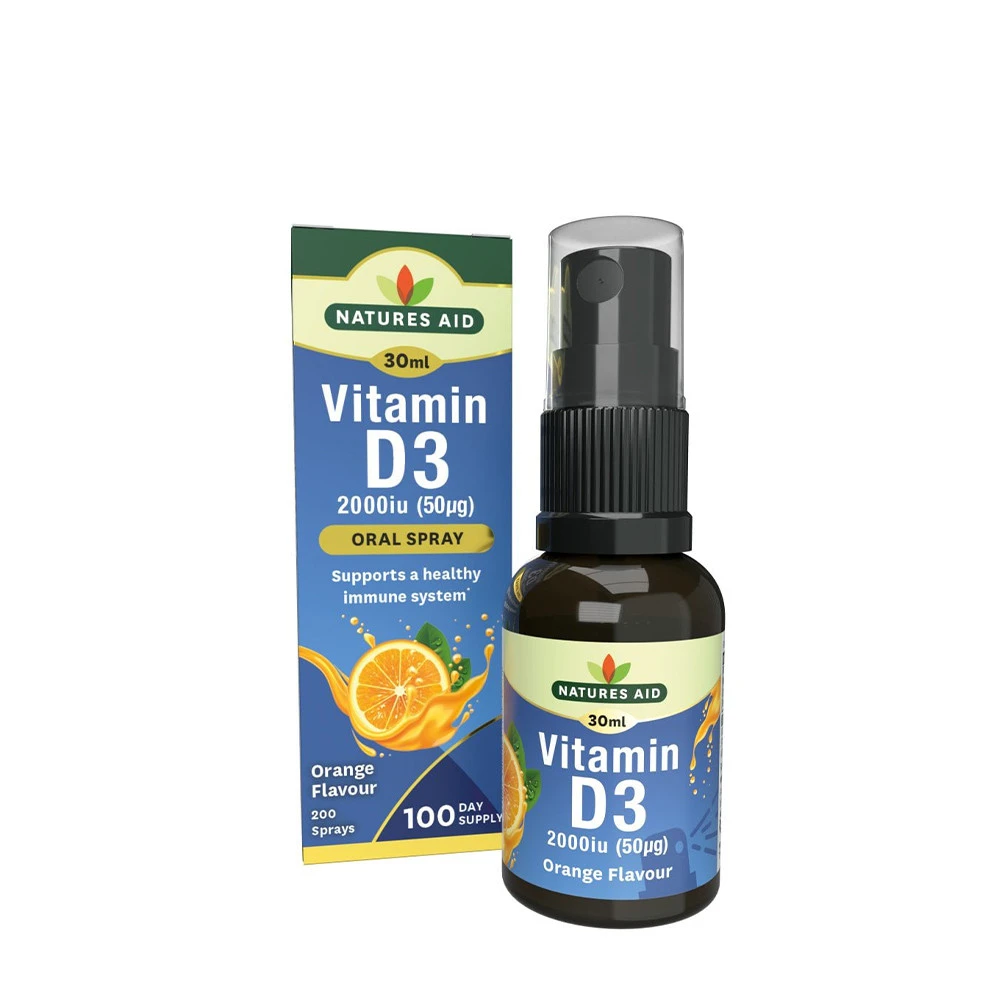 Natures Aid Vitamin D3 Daily Oral Spray (30 ml