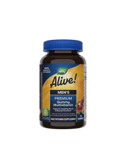 Natures Way Alive!® Premium Men’s Gummy Multivitamin (75 Gummies)