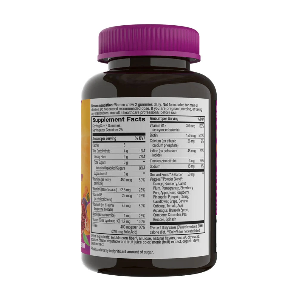 Nature's Way - Alive!® Zuckerfreies Multivitamin-Gummibonbon für Frauen (50 Gummibonbons) – Bild 7