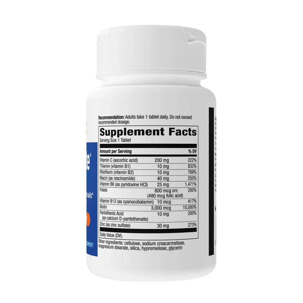 Nature's Way - Biotin Forte mit Zink (60 Tabletten) – Bild 2