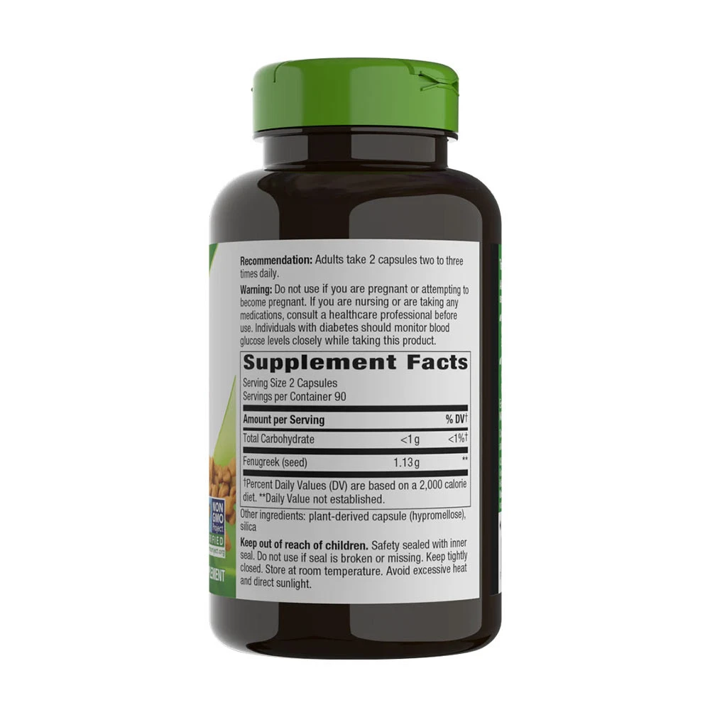 Natures Way - Bockshornkleesamen (180 Kapseln) – Bild 8