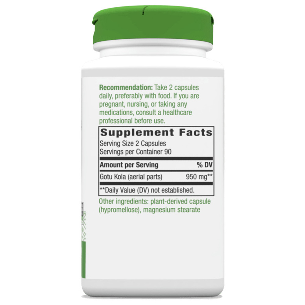 Natures Way - Gotu-Kola-Kraut (180 Kapseln) – Bild 5