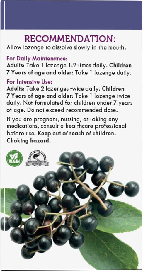 Natures Way - Sambucus Original Lutschtabletten mit Holunder (30 Lutschtabletten) – Bild 6