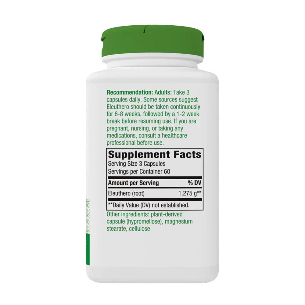 Natures Way - Sibirischer Eleuthero (180 Kapseln) – Bild 4