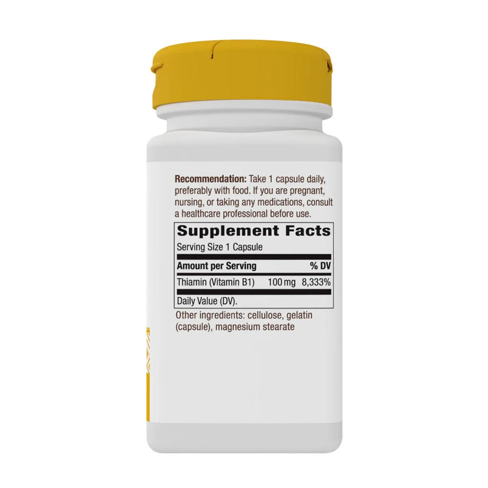 Natures Way - Vitamin B1 (100 Kapseln) – Bild 7